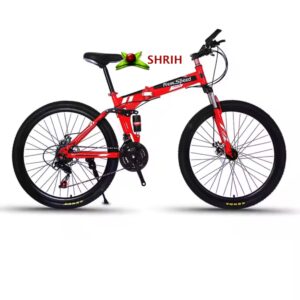 26-Inch Full Suspension Foldable Mountain Bicycle – Carbon Frame Off-Road MTB