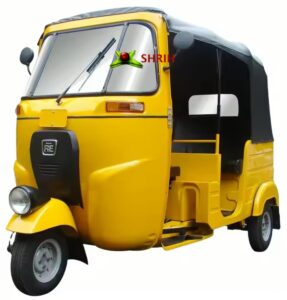 motorized three-wheeler, tricycle taxi, Indian tuk tuk, cheap price auto rickshaw, passenger rickshaw, fuel-efficient auto, durable tuk tuk, Shrih Auto Parts